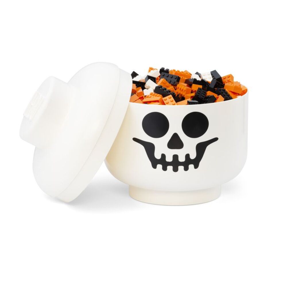 LEGO Large Stackable Storage Head, Skeleton COLLECTIBLES